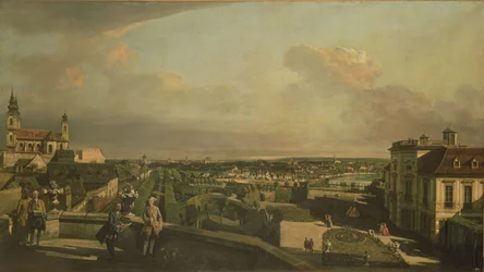 Der Kaunitz-Palast und Garten, Wien, 1759-60